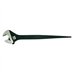 Crescent At215Spud Adjustable Construction Wrench, 16 In L, 1-1/2 In Opening, Black Oxide