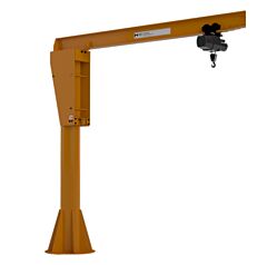 Handling Systems 351-2000-20-12 Heavy Duty Pillar Base Mounted Jib Crane, 2000 Lb Capacity, 20' Width
