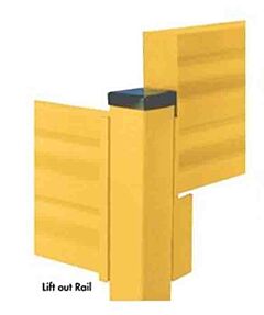 Jesco 131046 Jescogard Lift Out Rail, 4' Long