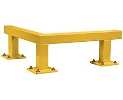 Jesco 131631 Jescogard Extra Heavy Duty Welded Rail System, Single, Corner, 42"W X 15"H