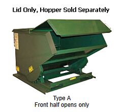 Jesco 220054-A Dump Hopper Lid For 1.5 Yard Hoppers, Style A Lid
