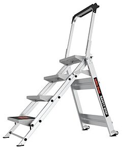 Little Giant 10410Ba Safety Step Rolling Step Stool