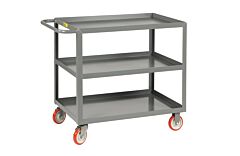 Little Giant 3Lgl-2448-Brk Welded Service Cart, 24"W X 48"L, 1200 Lb Capacity