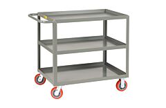Little Giant 3Lgl-3060-6Py Welded Service Cart, 30"W X 60"L, 2000 Lb Capacity