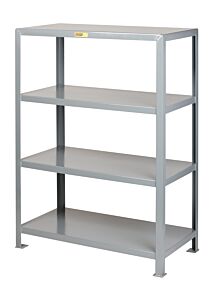 Little Giant 4Sh-2460-72 Heavy-Duty Welded Steel Shelving, 24"W X 60"L, 8000 Lb Capacity