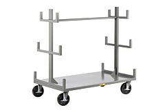 Little Giant Brt-3672-8Phbk Portable Bar; Pipe Truck, 48"W X 30"L, 5000 Lb Capacity