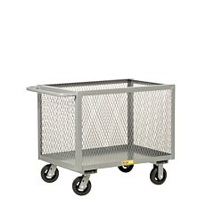 Little Giant Btx2448-6Mr Expanded Metal Box Truck, 24"W X 48"L, 2000 Lb Capacity