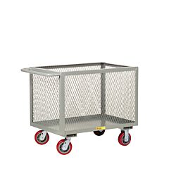 Little Giant Btx3060-6Py Expanded Metal Box Truck, 30"W X 60"L, 2000 Lb Capacity