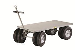 Little Giant Cd-3672-16Pfd-Cr 8-Wheeler Wagon Truck, 36"W X 72"L, 3000 Lb Capacity
