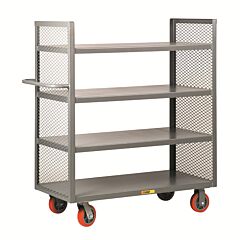 Little Giant Det4-3048-6Py 2-Sided Shelf Trucks, 30"W X 48"L, 3600 Lb Capacity