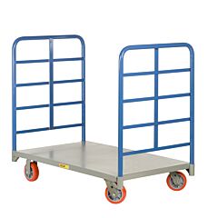 Little Giant Dr-3072-6Py Double End Rack Platform Truck, 30"W X 72"L, 3600 Lb Capacity
