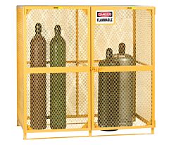 Little Giant Gsu-72W-70H Gas Cylinder Storage Units, 72X38X70