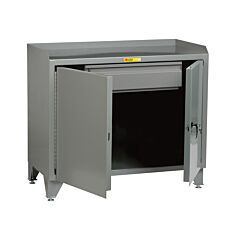 Little Giant Mb-Ll-2D-2448Hd Counter Height Bench Cabinet With Heavy-Duty Storage Drawer, 41"H X 24"D X 48"W, 2000 Lb Capacity