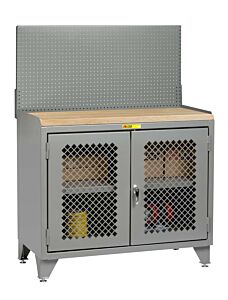 Little Giant Mjp3-Ll-2D-2448-Pb 48" Wide Counter Height Bench Cabinet