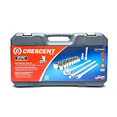 Crescent Ctk21Saen 21 Piece 3/4" Drive Standard Mechanics Tools Set