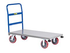 Little Giant Ncb-3060-8Pybk Platform Trucks With Corner Bumpers, 30"W X 60"L, 3600 Lb Capacity
