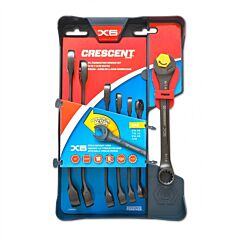Crescent Cx6Rws7 Wrench Set 7Pc Ratcheting Open End Sae