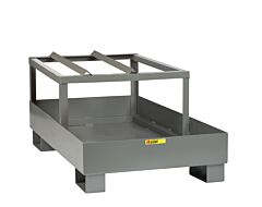 Little Giant Sst-5125-1D Spill Control Platform W/Drum Rack, 26X51X22, 1600 Lb Capacity