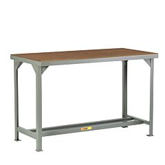 Little Giant Wsh1-2448-36 Welded Steel Workbench With Hardboard Top, 36"H X 24"D X 48"W, 5000 Lb Capacity