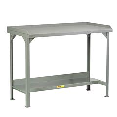 Little Giant Wsl2-3072-36 Welded Steel Workbenches With Back And End Stops, 36"H X 30"D X 72"W, 4000 Lb Capacity