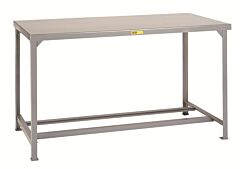 Little Giant Wst1-3684-36 Fixed Height Welded Steel Workbenches, 36"H X 36"D X 84"W, 3000 Lb Capacity