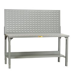 Little Giant Wst2-3048-Ah-Lp Adjustable Height Welded Workbenches, 24" To 41"H X 30"D X 48"W, 5000 Lb Capacity