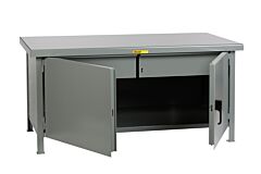 Little Giant Wwc-3072-2Hd Heavy-Duty Cabinet Workbench, 34"H X 30"D X 72"W, 10000 Lb Capacity