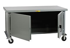 Little Giant Wwc-3072-6Phfl Mobile Heavy-Duty Cabinet Workbench, 37.5"H X 30"D X 72"W, 3600 Lb Capacity