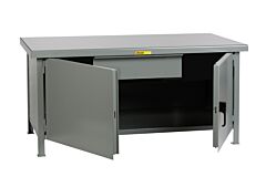 Little Giant Wwc-3672-Hd Heavy-Duty Cabinet Workbench, 34"H X 36"D X 72"W, 10000 Lb Capacity