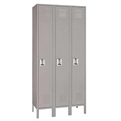 Lyon 50323-Gray Single Tier Steel Lockers