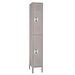 Lyon 5202-Gray Double Tier Steel Lockers