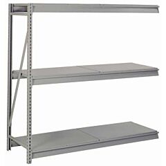 Lyon Dd67313D 3 Level 72" W X 36" D X 72" H Bulk Storage Rack With Solid Decking Add-On, Color: Dove Gray