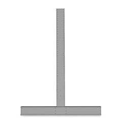 Meco 2Du2059 Series 2000 Medium-Heavy Duty Cantilever Rack Double Sided Upright, 20' Height With 59" Base