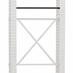 Meco 3B72 Rugged Cantilever Rack Horizontal Brace Sets For 10' To 14' Standard Or Extra Uprights, 72" Wide