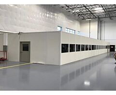 Panel Built Pbi202018 Modular Inplant Office - Two Wall System