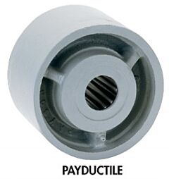 Payson Casters 300-8Udg V Grooved Wheel Casters