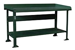 Pollard Bros 121-429-30 Formed 12 Gauge Steel Heavy Duty Workbench, 4' X 29"