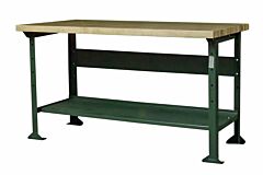 Pollard Bros 144-630-166-32-Xe Mobile Open Leg Heavy Duty Workbench, 6' X 30"