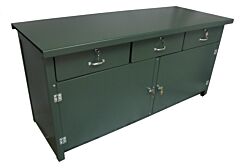 Pollard Bros 163-530-12 Three Drawer Cabinet Workbench