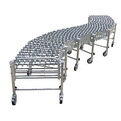 Roll-A-Way 418-36P Heavy Duty Expandable Flex Conveyor, Skate Wheel