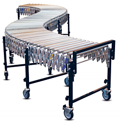 Roll-A-Way Rlr24020S Medium-Duty Flex Conveyor With Rollers