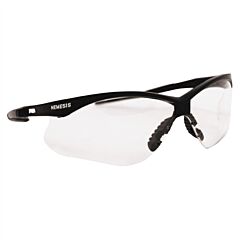 Kleenguard 25679 Nemesis Safety Glasses, Black Frame, Clear Anti-Fog Lens, 1/Each