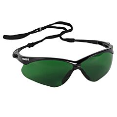 Kleenguard 25692 Nemesis Safety Glasses, Black Frame, Iruv Shade 3 Uncoated Lens, 1/Each