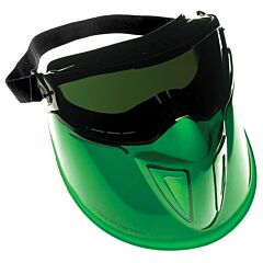 Kleenguard 18633 V90 Face Shields, Black Frame, Green Iruv 5.0 Anti-Fog Lens, 1/Each