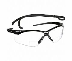Kleenguard 28624 Nemesis Rx Readers Prescription Safety Glasses, Black Frame, +2.0 Clear Lens, 1/Each