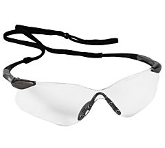 Kleenguard 29111 Nemesis Vl Safety Glasses, Gunmetal Frame, Clear Anti-Fog Lens, 1/Each