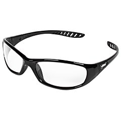 Kleenguard 28615 Hellraiser V40 Safety Glasses, Black Frame, Clear Anti-Fog Lens, 1/Each