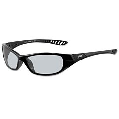 Kleenguard 25716 Hellraiser V40 Safety Glasses, Black Frame, Indoor/Outdoor Uncoated Lens, 1/Each