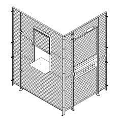 Spaceguard Fl2Dc050608 Driver/Warehouse Access Control Cages