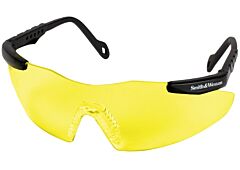 Kleenguard 19826 Smith & Wesson Magnum 3G Safety Glasses, Black Frame, Amber Uncoated Lens, 1/Each